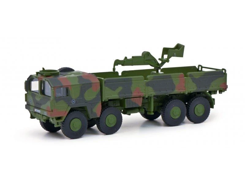Schuco MAN 10t GL flecktarn mit Kran 1:87 3 Schuco MAN 10t GL flecktarn mit Kran 1:87