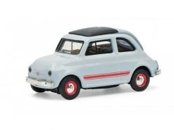 Schuco Fiat 500 Sport Blau / Grau 1:87