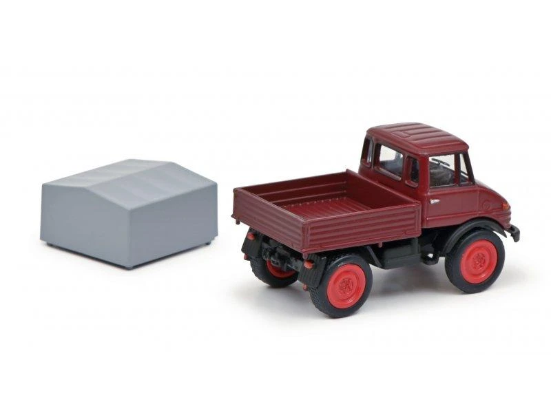 Schuco Mercedes Benz Unimog U406 rot 1:87 4 Schuco Mercedes Benz Unimog U406 rot 1:87 – Bild 2