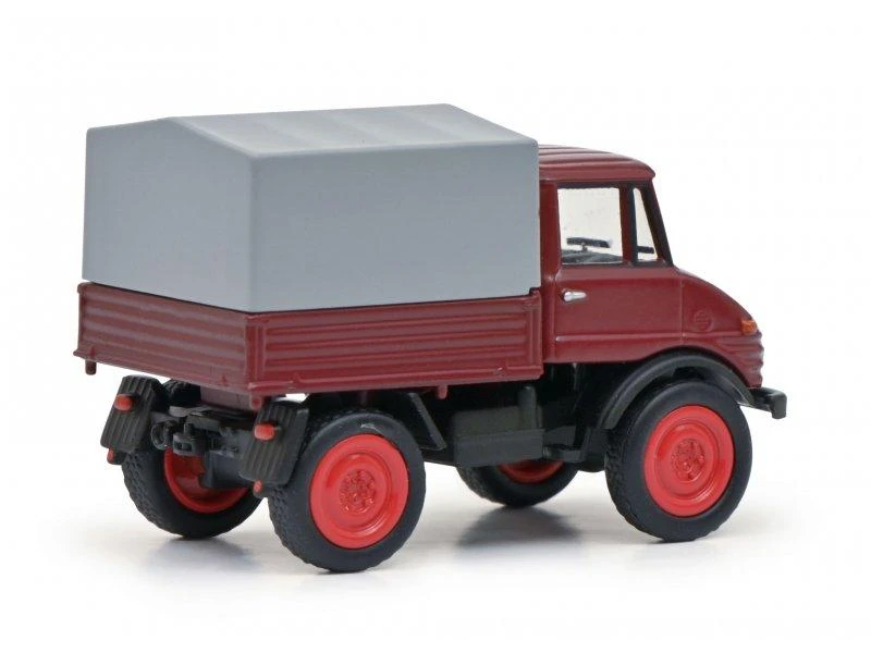 Schuco Mercedes Benz Unimog U406 rot 1:87 5 Schuco Mercedes Benz Unimog U406 rot 1:87 – Bild 3