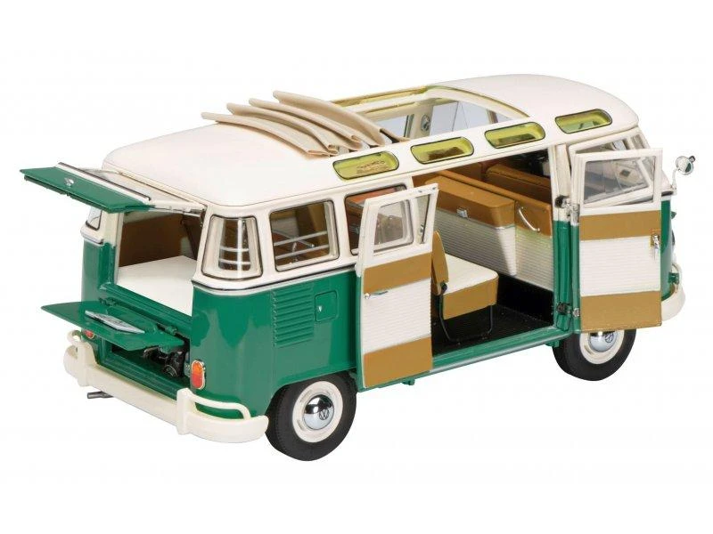 Schuco VW Bus T1b Samba Grün / Weiss 1:18 4 Schuco VW Bus T1b Samba Grün / Weiss 1:18 – Bild 2