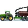 Siku Traktor John Deere 8430 mit Forstanhänger 1:50 -Cast Modelle Verkaufe 198591986 xxl