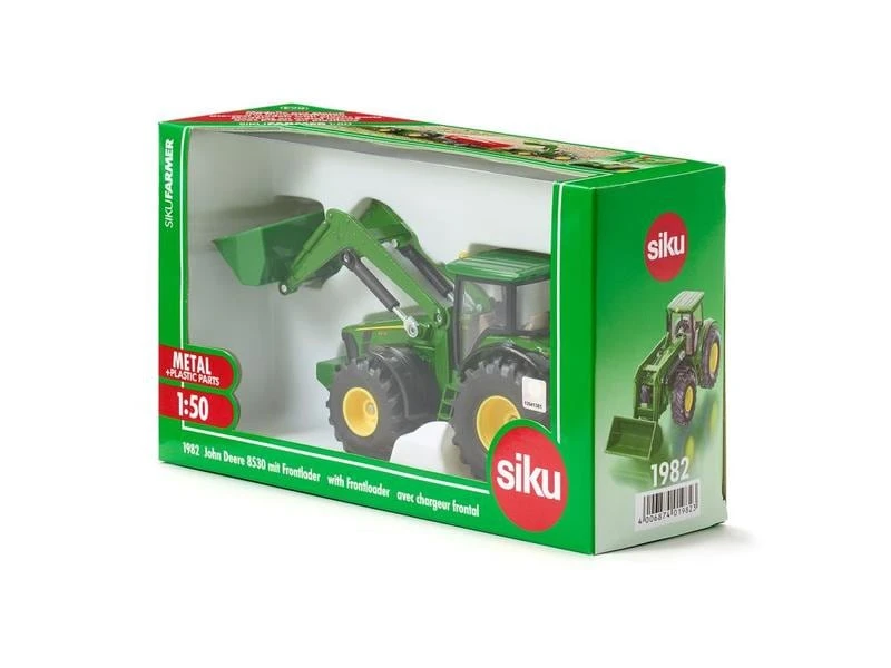 Siku Traktor John Deere 8430 mit Frontlader 1:50 4 Siku Traktor John Deere 8430 mit Frontlader 1:50 – Bild 2