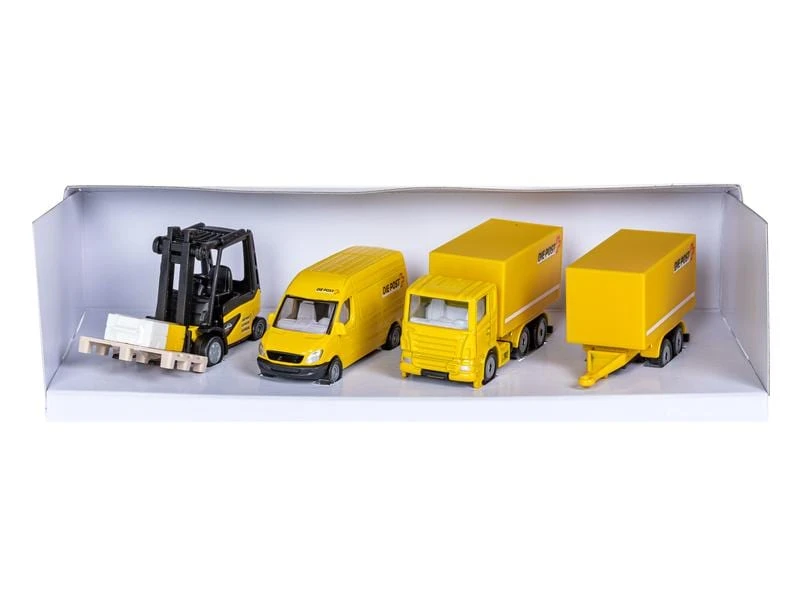 Siku Logistik Set Die Post mit Gabelstapler, LKW und Van 5 Siku Logistik Set Die Post mit Gabelstapler, LKW und Van – Bild 3