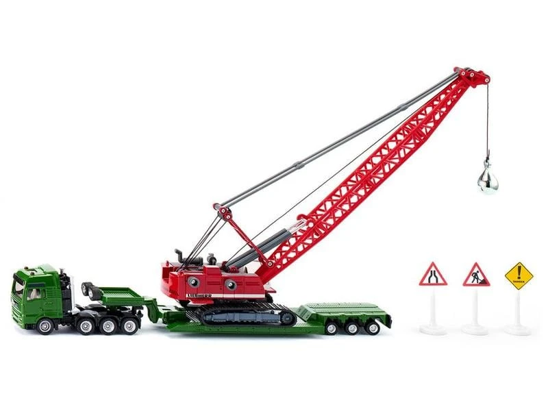 Siku MAN Schwertransport mit Liebherr Seilbagger 1:87 3 Siku MAN Schwertransport mit Liebherr Seilbagger 1:87