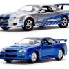 Jada Toys Fast & Furious Twin Pack, Nissan Skyline GT-R R34 1:32