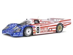 Solido Rennwagen Porsche 956 Blau/Rot #8 1:18