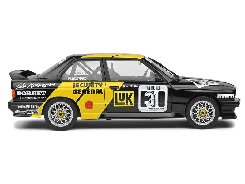 Solido Rennwagen BMW E30 M3 schwarz #31 1:18 6 Solido Rennwagen BMW E30 M3 schwarz #31 1:18 – Bild 4