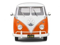 Solido Nutzfahrzeug VW T1 Pritsche Orange / Weiss 1:18 -Cast Modelle Verkaufe 207658471 xxl