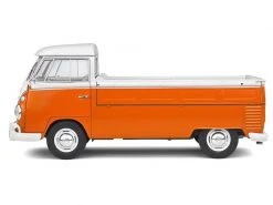 Solido Nutzfahrzeug VW T1 Pritsche Orange / Weiss 1:18 -Cast Modelle Verkaufe 207658488 xxl