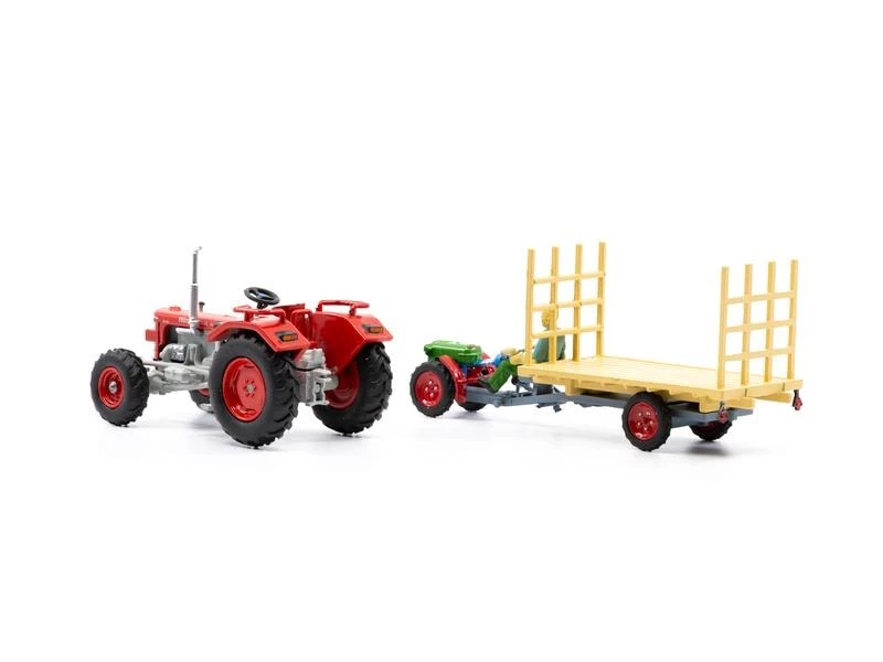 ACE Traktor Set Hürlimann D210 mit Rapid und Anhänger 1:87 6 ACE Traktor Set Hürlimann D210 mit Rapid und Anhänger 1:87 – Bild 4