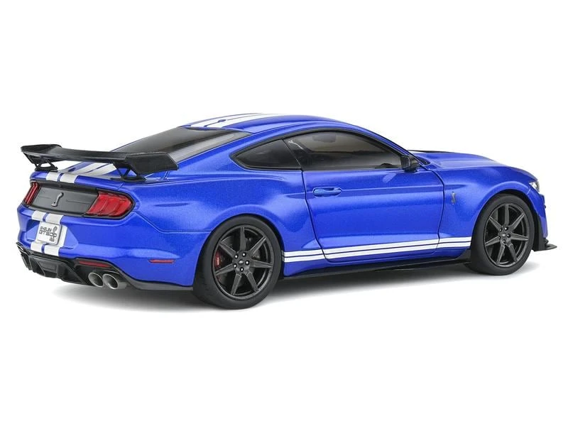 Solido Sportwagen Ford Mustang GT500 Blau 1:18 6 Solido Sportwagen Ford Mustang GT500 Blau 1:18 – Bild 4