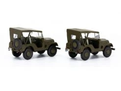 ACE Willys M38A1 Armee Jeep 2er Set 1:87 -Cast Modelle Verkaufe 212058373 xxl