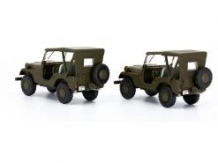ACE Willys M38A1 Armee Jeep 2er Set 1:87 -Cast Modelle Verkaufe 212058391 xxl