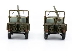 ACE Jeep PAK58 Panzer Abwehr Kompanie-BAT 2er Set 1:87 -Cast Modelle Verkaufe 212063003 xxl
