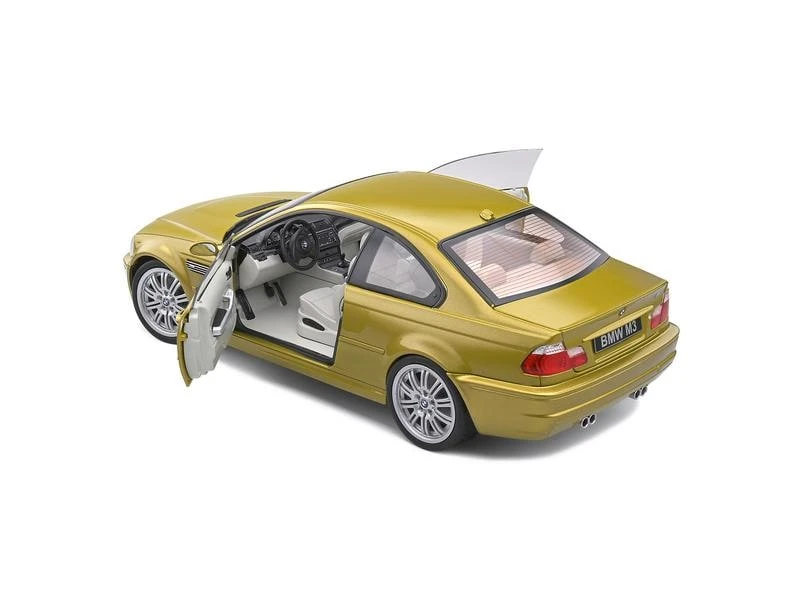 Solido Sportwagen BMW E46 M3, phoenix gelb 1:18 9 Solido Sportwagen BMW E46 M3, phoenix gelb 1:18 – Bild 7