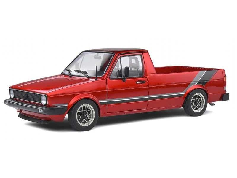 Solido Pick-up VW Caddy MKI Custom, Rot 1:18 3 Solido Pick-up VW Caddy MKI Custom, Rot 1:18