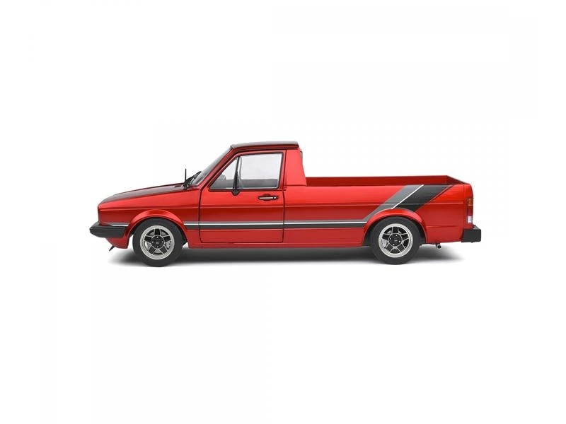 Solido Pick-up VW Caddy MKI Custom, Rot 1:18 5 Solido Pick-up VW Caddy MKI Custom, Rot 1:18 – Bild 3