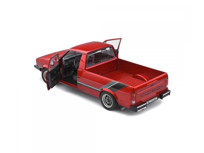 Solido Pick-up VW Caddy MKI Custom, Rot 1:18 11 Solido Pick-up VW Caddy MKI Custom, Rot 1:18 – Bild 9