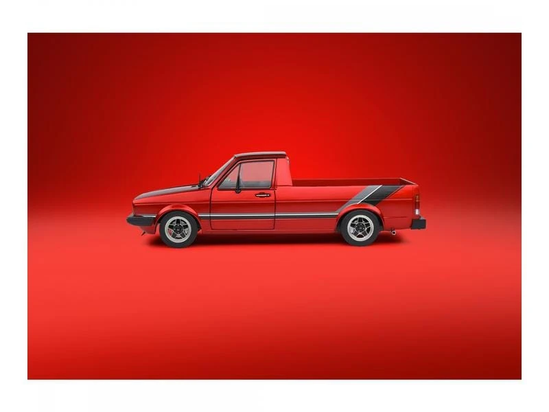 Solido Pick-up VW Caddy MKI Custom, Rot 1:18 13 Solido Pick-up VW Caddy MKI Custom, Rot 1:18 – Bild 11