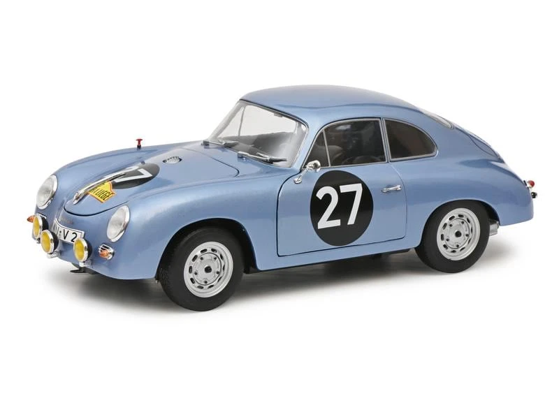 Schuco Rennwagen Porsche 356 Coupe #27 1:18 3 Schuco Rennwagen Porsche 356 Coupe #27 1:18