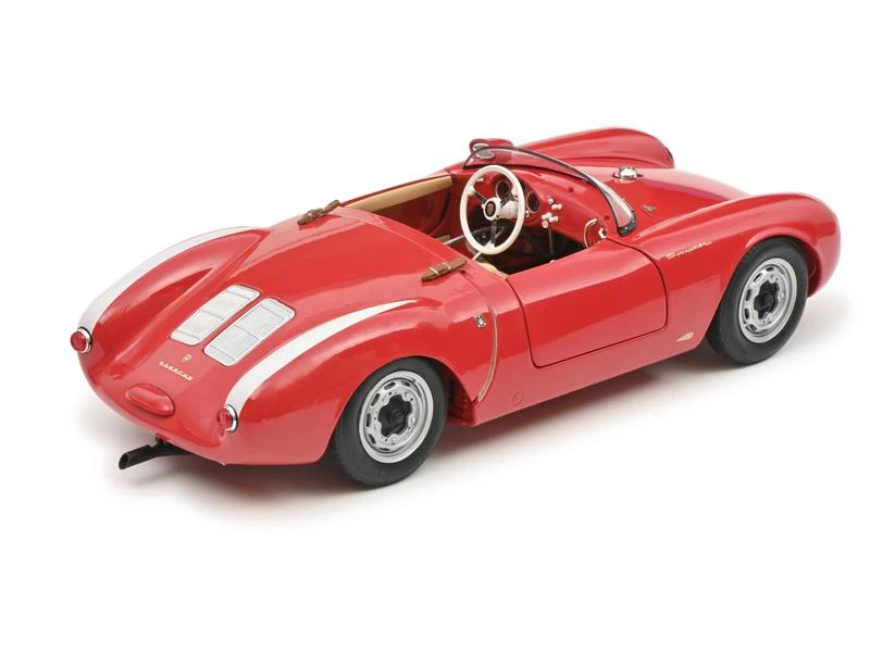 Schuco Sportwagen Porsche 550A Spyder, Rot 1:18 4 Schuco Sportwagen Porsche 550A Spyder, Rot 1:18 – Bild 2
