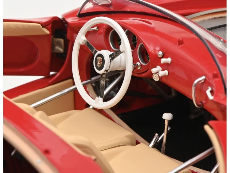 Schuco Sportwagen Porsche 550A Spyder, Rot 1:18 9 Schuco Sportwagen Porsche 550A Spyder, Rot 1:18 – Bild 7