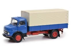 Schuco LKW Mercedes Benz L 911, Blau 1:18