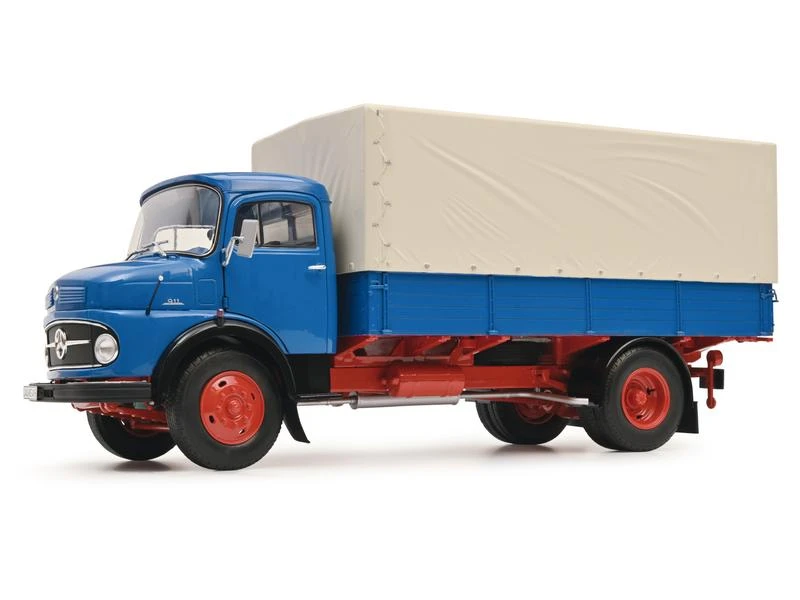 Schuco LKW Mercedes Benz L 911, Blau 1:18 4 Schuco LKW Mercedes Benz L 911, Blau 1:18 – Bild 2
