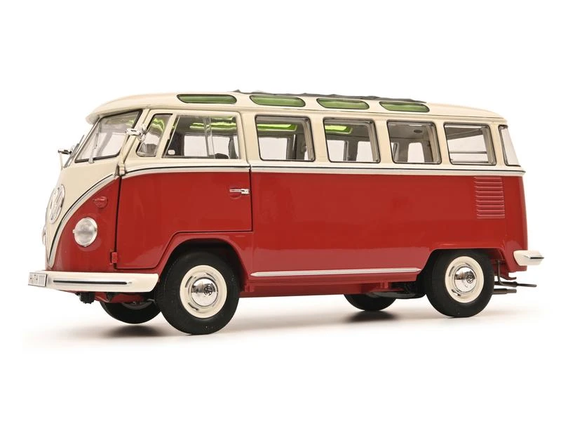 Schuco Van VW T1b Samba, Rot / Weiss 1:18 6 Schuco Van VW T1b Samba, Rot / Weiss 1:18 – Bild 4