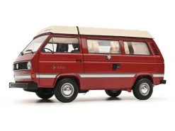 Schuco Van VW T3a Camper, Rot 1:18 -Cast Modelle Verkaufe 220570397 xxl