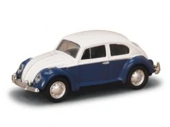 Schuco PKW VW Käfer Blau / Weiss 1:87