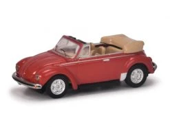 Schuco PKW VW Käfer Cabriolet, Rot 1:87