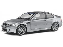 Solido Sportwagen BMW E46 CSL Coupé, Silber 1:18