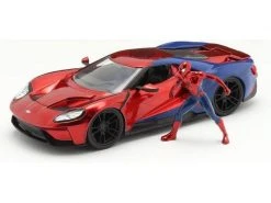 Jada Toys Sportwagen Marvel Spiderman 2017 Ford GT 1:24