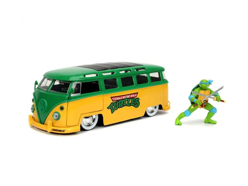 Jada Toys PKW Mutant Ninja Turtles Leonardo 1962 VW Bus 1:24 3 Jada Toys PKW Mutant Ninja Turtles Leonardo 1962 VW Bus 1:24