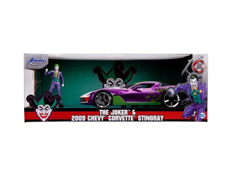 Jada Toys Sportwagen Joker 2009 Chevy Corvette Stingray 1:24 8 Jada Toys Sportwagen Joker 2009 Chevy Corvette Stingray 1:24 – Bild 6