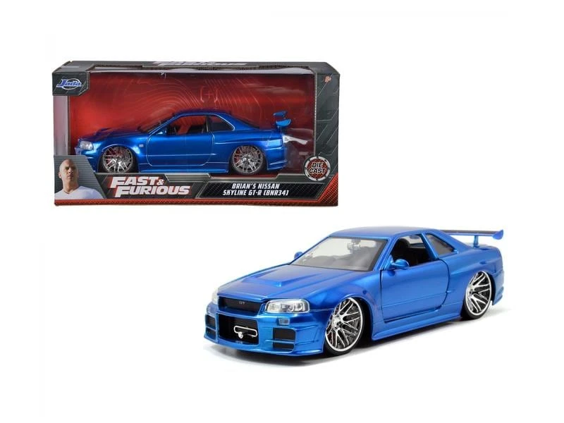 Jada Toys Sportwagen Fast & Furious 2002 Nissan Skyline 1:24 8 Jada Toys Sportwagen Fast & Furious 2002 Nissan Skyline 1:24 – Bild 6