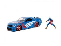Jada Toys Sportwagen Marvel 2006 Ford Mustang GT Captain America 1:24