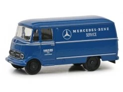 Schuco Lieferwagen Mercedes Benz L319 Kasten, Blau 1:87