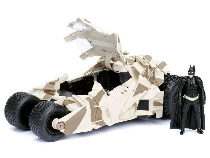 Jada Toys The Dark Knight Batmobile Camo + Batman 1:24 3 Jada Toys The Dark Knight Batmobile Camo + Batman 1:24