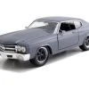 Jada Toys Fast & Furious Chevy Chevelle SS 1970 Grau 1:24 -Cast Modelle Verkaufe 58229101 xxl